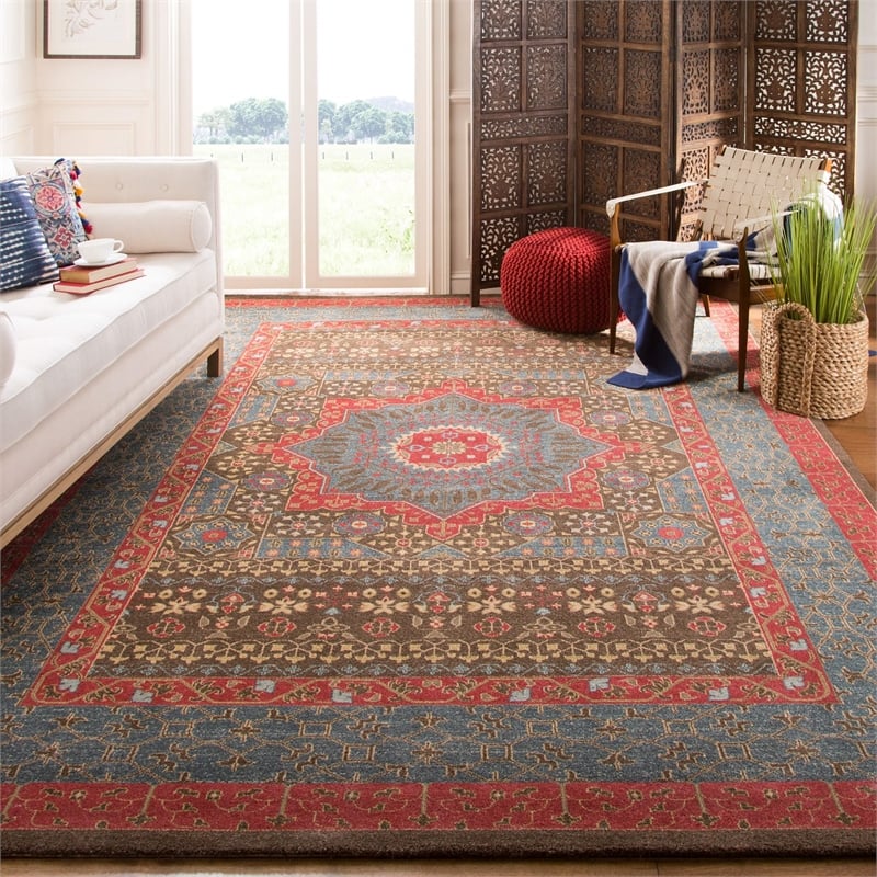 Safavieh Mahal Navy Traditional Rug - 6'7