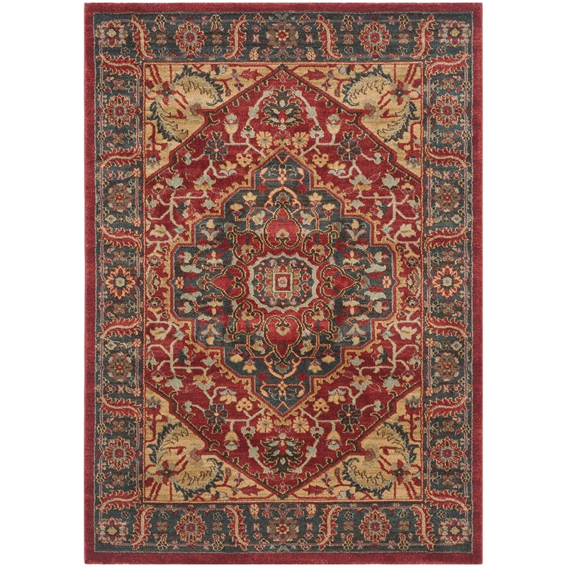 Safavieh Mahal Navy Traditional Rug - 4' x 5'7