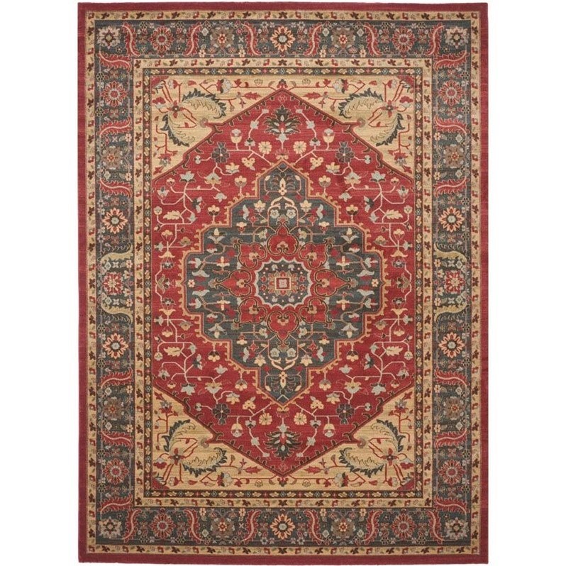 Safavieh Mahal Navy Traditional Rug 8 X 11 Mah621c