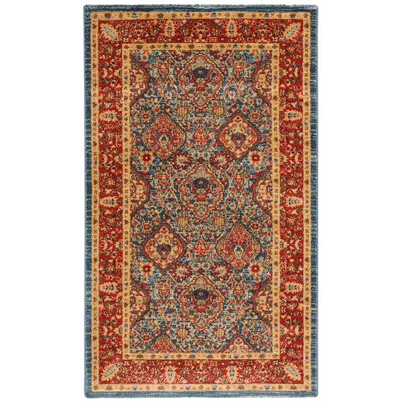Safavieh Mahal Navy Traditional Rug - 4' x 5'7
