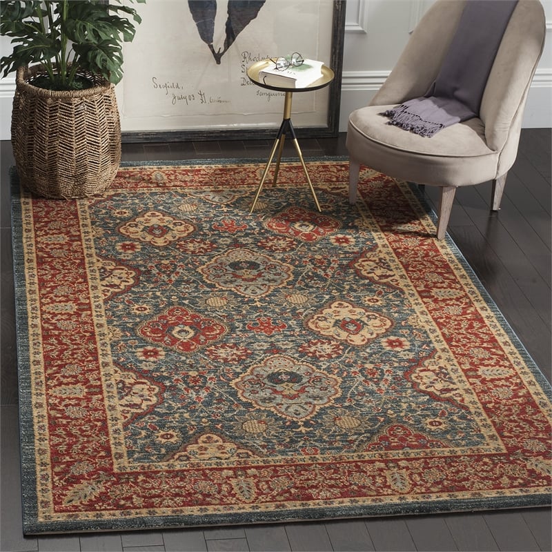 Safavieh Mahal Navy Traditional Rug - 5'1