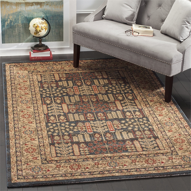 Safavieh Mahal Navy Traditional Rug - 4' x 5'7