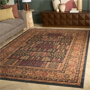 Safavieh Mahal Navy Traditional Rug - 6'7&quot x 9'2&quot