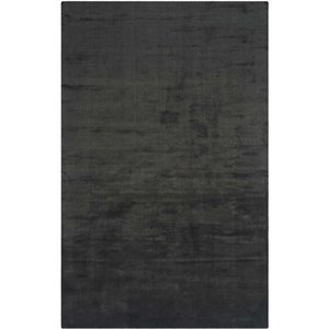 safavieh mirage black contemporary rug - 4' x 6'
