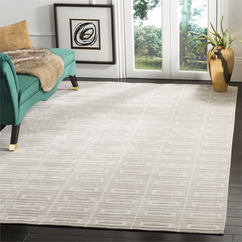 Safavieh Mirage Silver Contemporary Rug - 6' x 9'