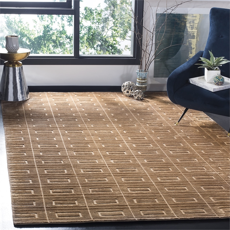 Safavieh Mirage Camel Contemporary Rug - 6' x 9'