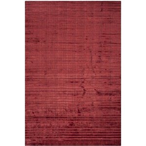 safavieh mirage red contemporary rug - 6' x 9'