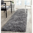 Safavieh Malibu Shag Charcoal Shag Rug - Runner 2'3