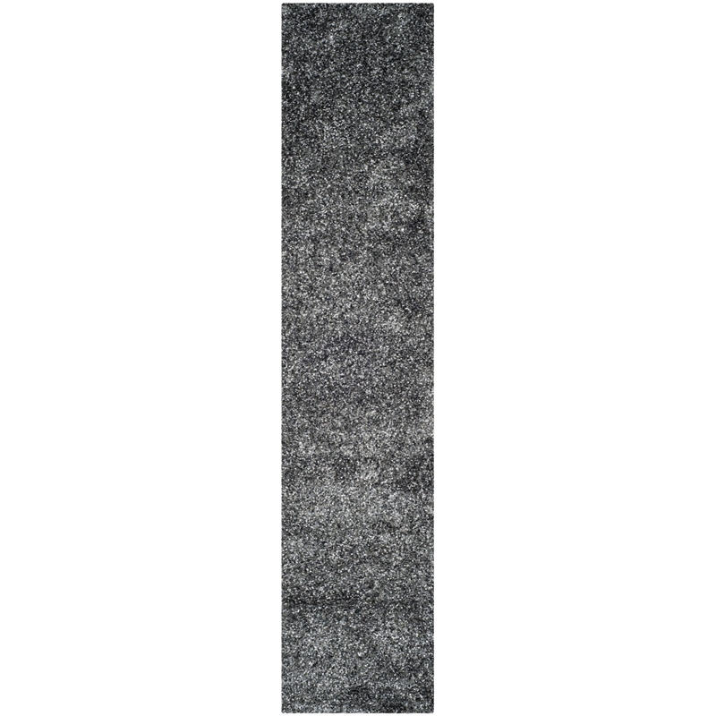 Safavieh Malibu Shag Charcoal Shag Rug - Runner 2'3