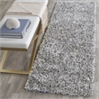 Safavieh Malibu Shag Silver Shag Rug - Runner 2'3