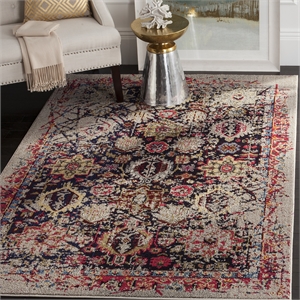 Safavieh Monaco Grey Contemporary Rug - 4' x 5'7&quot