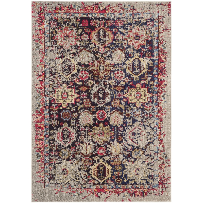 Safavieh Monaco Grey Contemporary Rug - 4' x 5'7