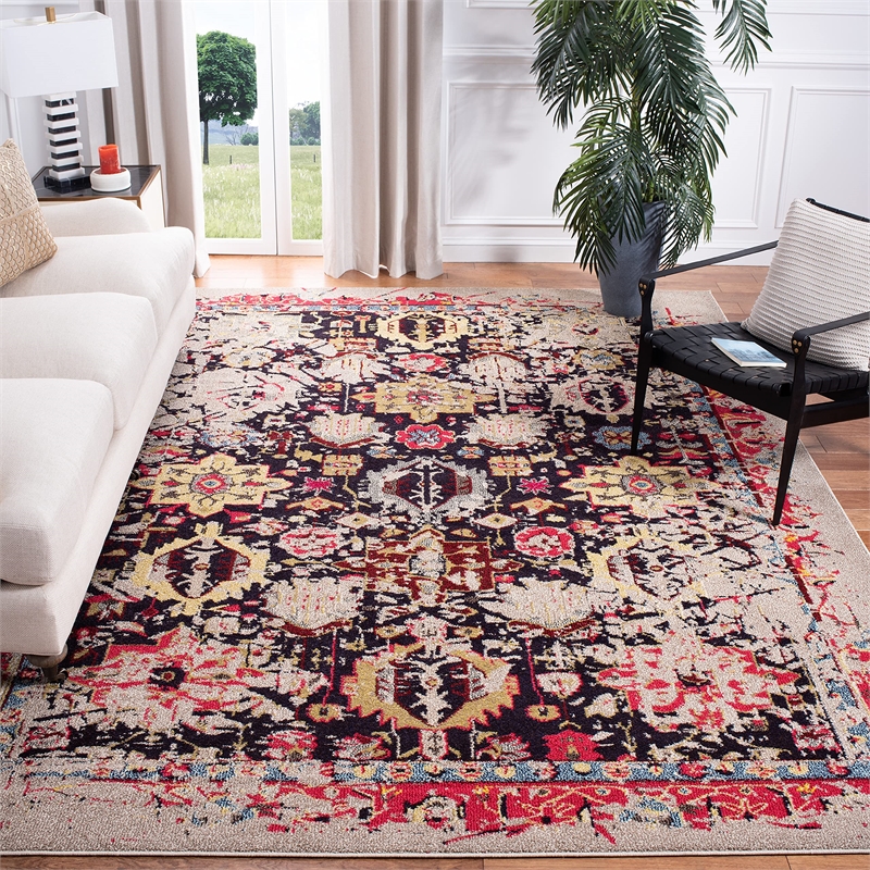 Safavieh Monaco Grey Contemporary Rug - 10' x 14'