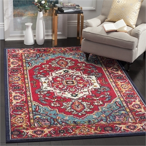 Safavieh Monaco Red Contemporary Rug - 6'7&quot x 9'2&quot
