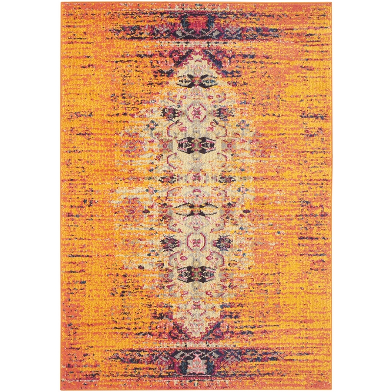 Safavieh Monaco Orange Contemporary Rug - 4' x 5'7