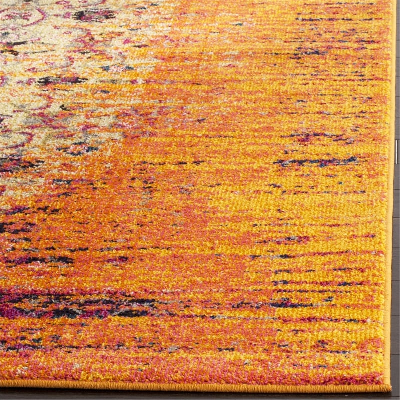 Safavieh Monaco Orange Contemporary Rug - 9' x 12'