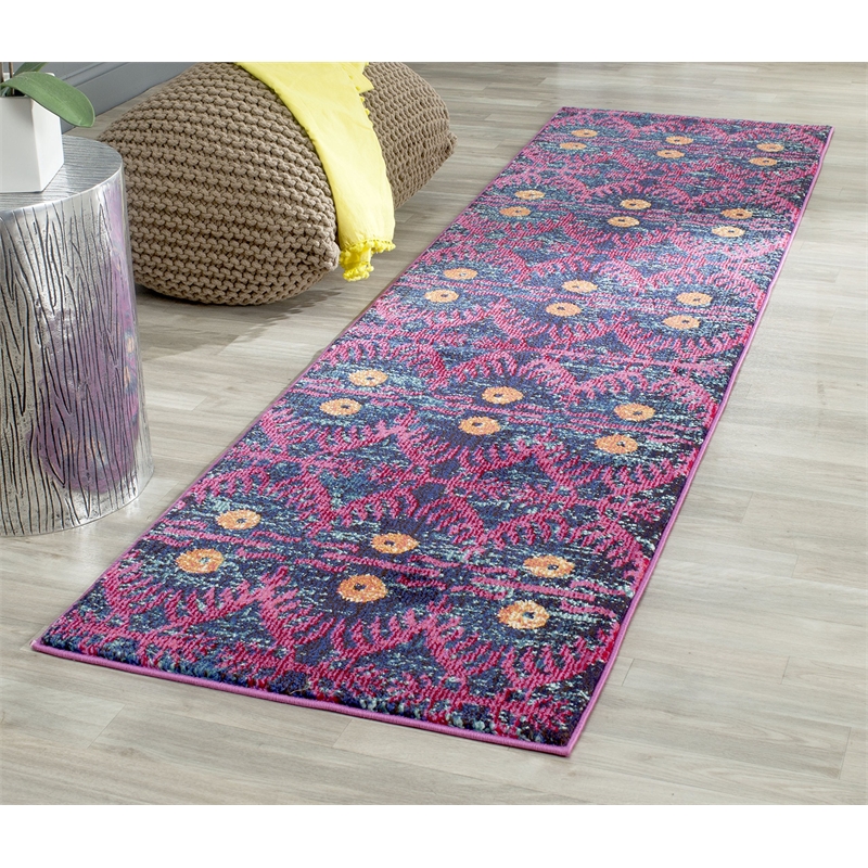 Safavieh Monaco Pink Contemporary Rug - 2'2