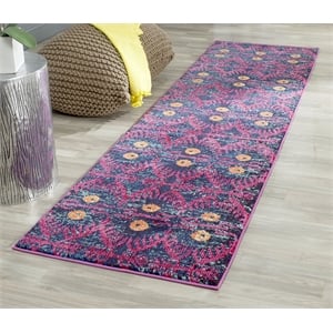Safavieh Monaco Pink Contemporary Rug - 2'2&quot x 8'