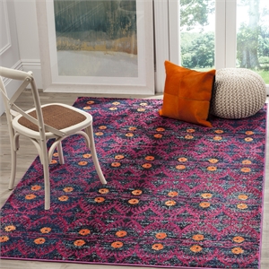 Safavieh Monaco Pink Contemporary Rug - 4' x 5'7&quot
