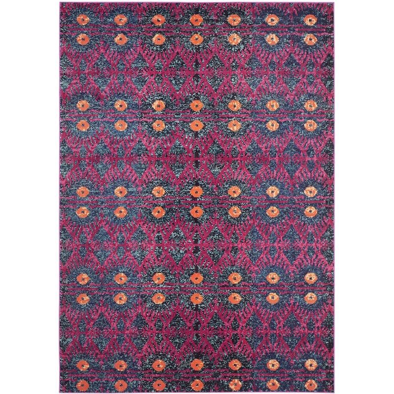 Safavieh Monaco Pink Contemporary Rug - 6'7