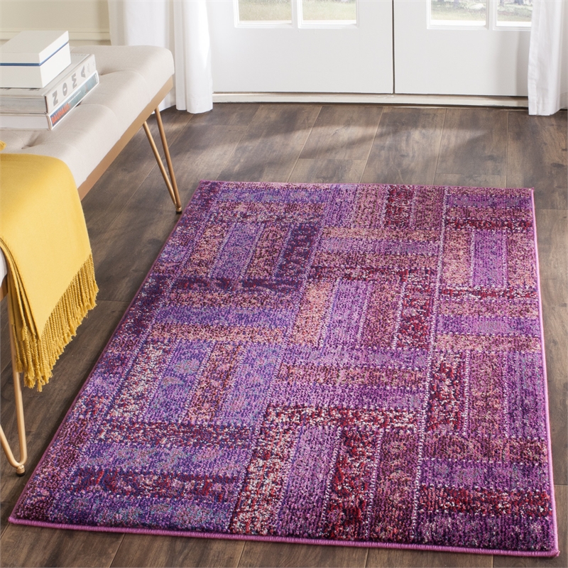 Safavieh Monaco Purple Contemporary Rug - 3' x 5'