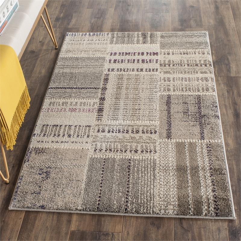 Safavieh Monaco Grey Contemporary Rug - 3' x 5'