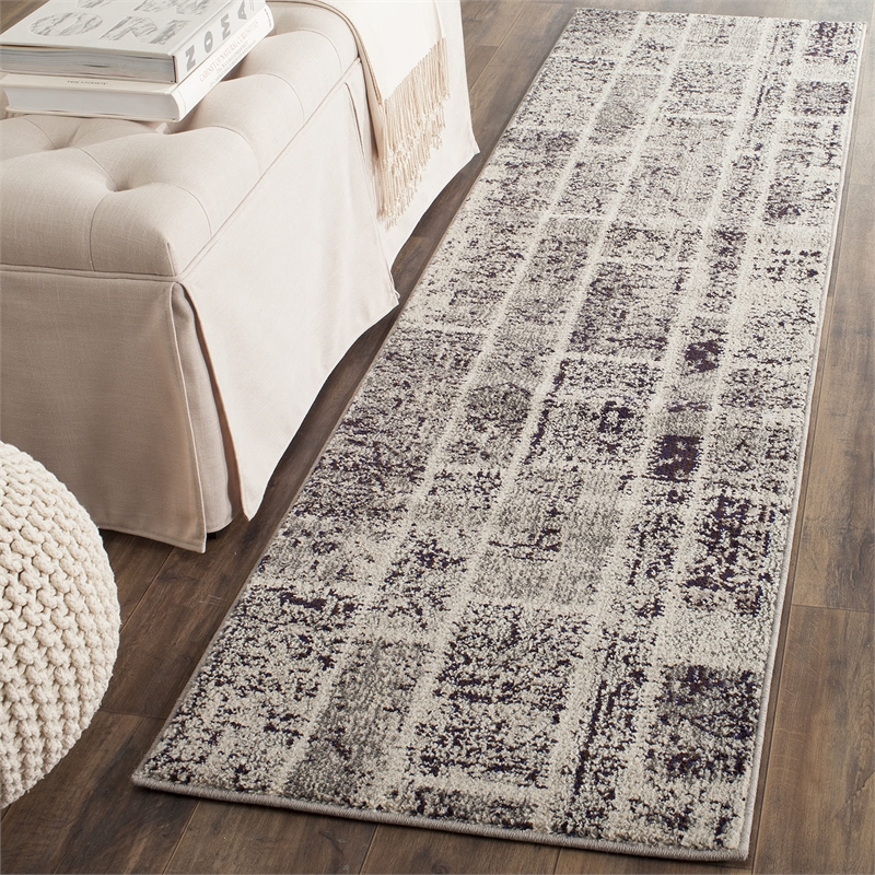 Safavieh Monaco Grey Contemporary Rug - Runner 2'2