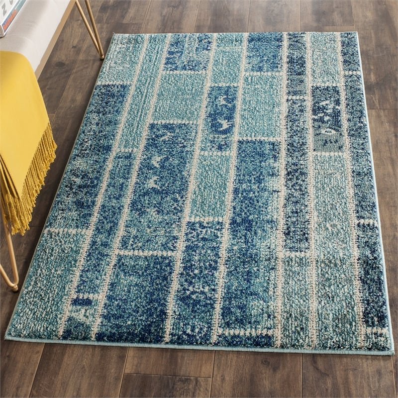 Safavieh Monaco Blue Contemporary Rug - 3' x 5'