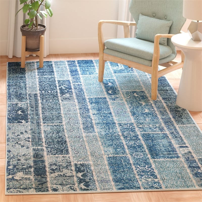 Safavieh Monaco Blue Contemporary Rug - 3' x 5'