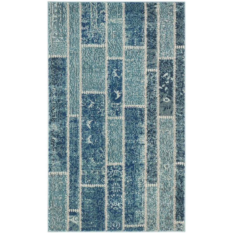 Safavieh Monaco Blue Contemporary Rug - 3' x 5'