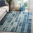 Safavieh Monaco Blue Contemporary Rug - 4' x 5'7