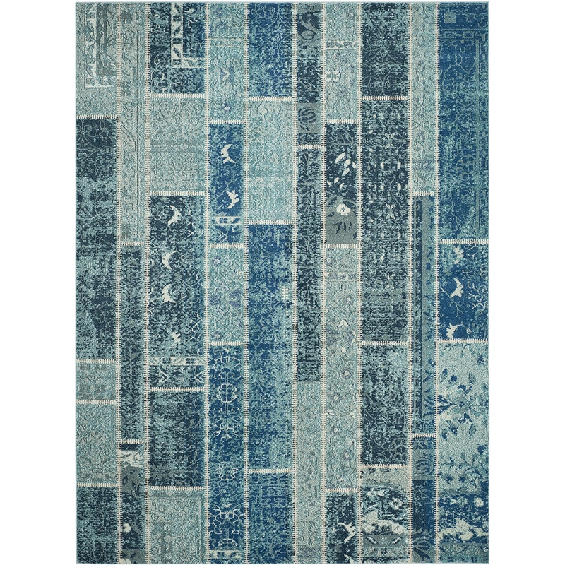 Safavieh Monaco Blue Contemporary Rug - 8' x 11'