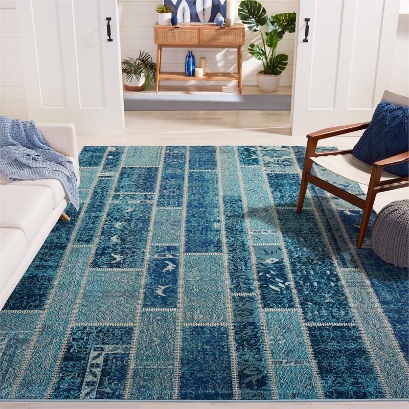 Safavieh Monaco Blue Contemporary Rug - 9' x 12'