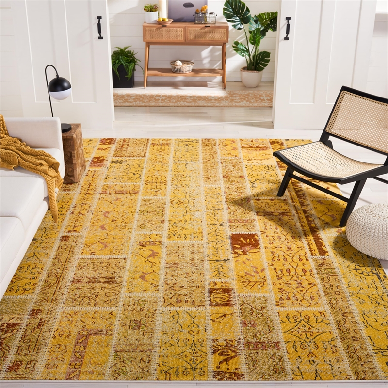 Safavieh Monaco Yellow Contemporary Rug - 8' x 11'