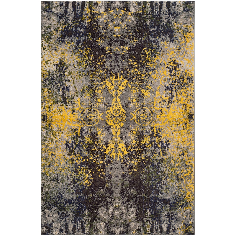 Safavieh Monaco Grey Contemporary Rug - 6'7