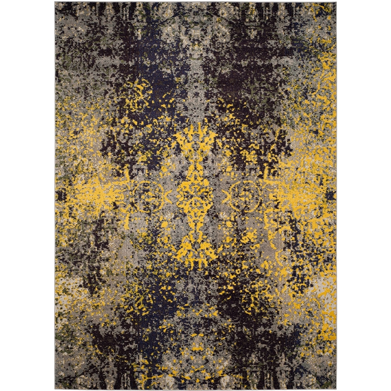 Safavieh Monaco Grey Contemporary Rug - 9' x 12'