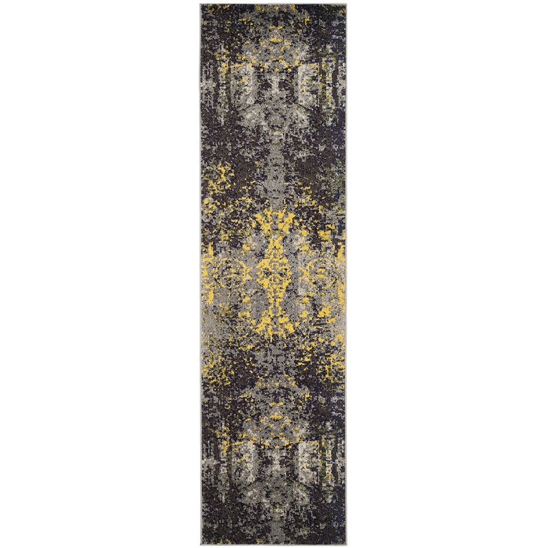Safavieh Monaco Grey Contemporary Rug - Runner 2'2