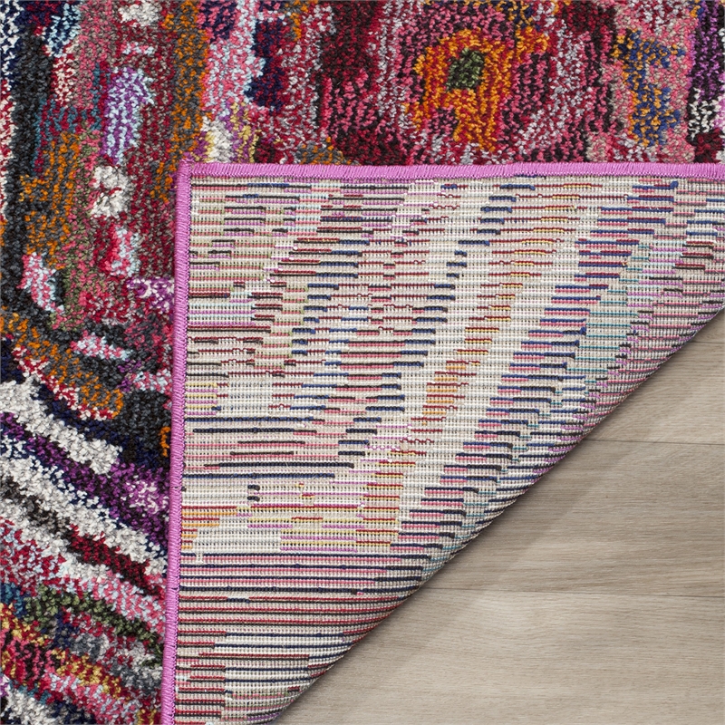 Safavieh Monaco Pink Contemporary Rug - 4' x 5'7