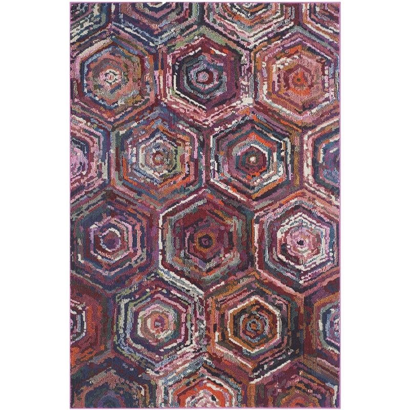 Safavieh Monaco Pink Contemporary Rug - 5'1