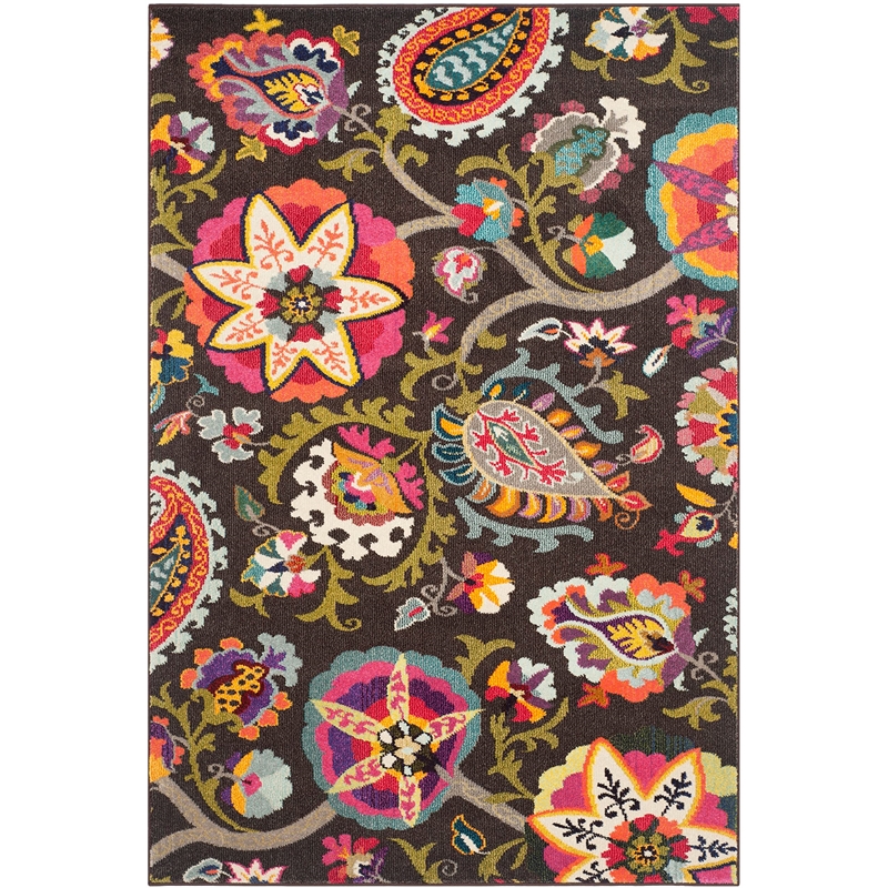 Safavieh Monaco Brown Contemporary Rug - 5'1
