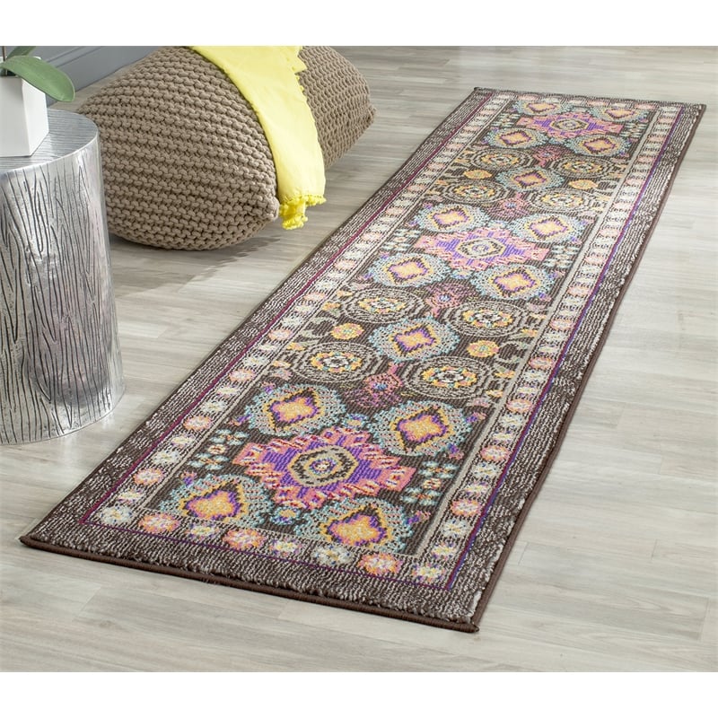 Safavieh Monaco Brown Contemporary Rug - 2'2