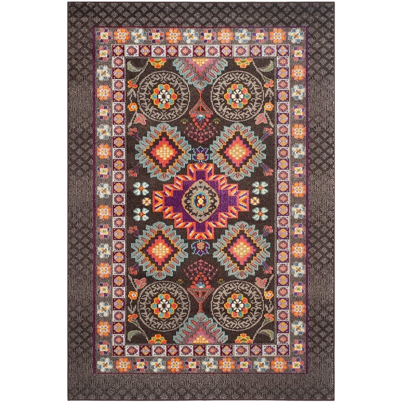Safavieh Monaco Brown Contemporary Rug - 5'1