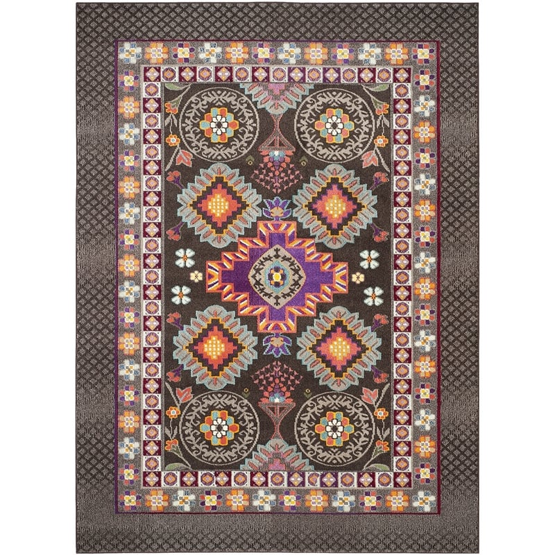 Safavieh Monaco Brown Contemporary Rug - 9' x 12'