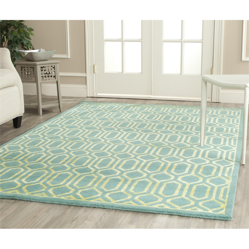 Safavieh Mosaic Aqua Traditional Rug - 4' x 6'