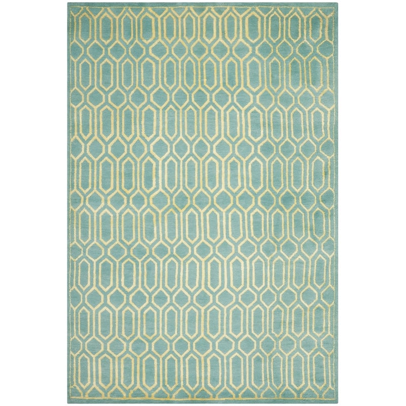 Safavieh Mosaic Aqua Traditional Rug - 4' x 6'