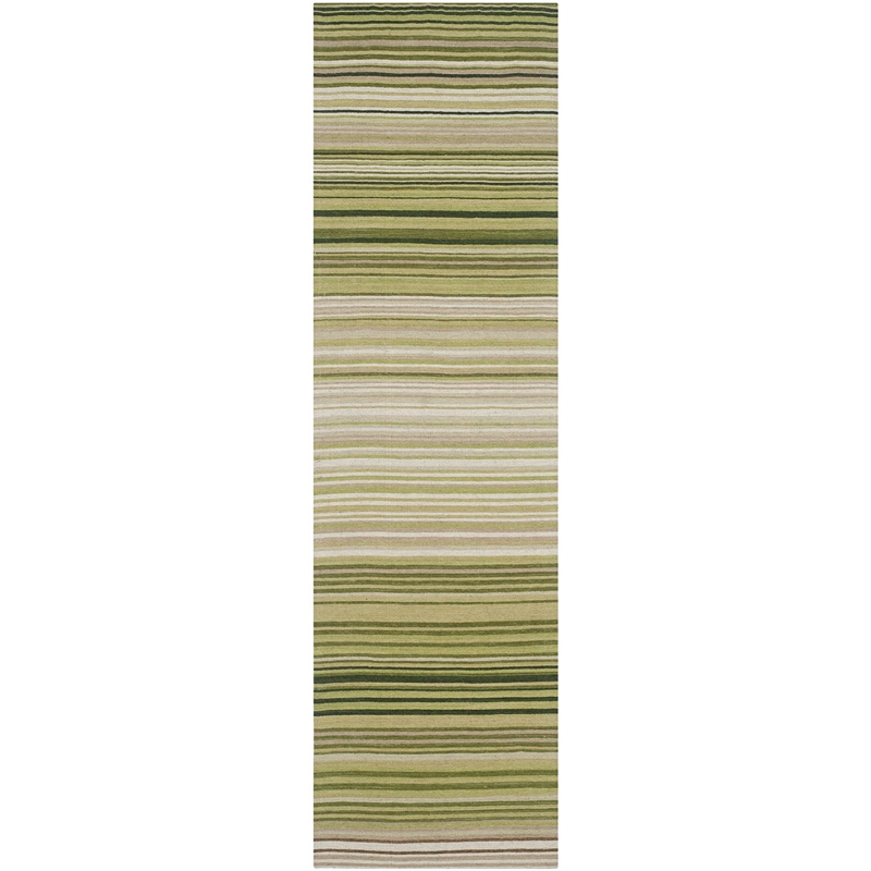 Safavieh Marbella Green Contemporary Rug - Runner 2'3