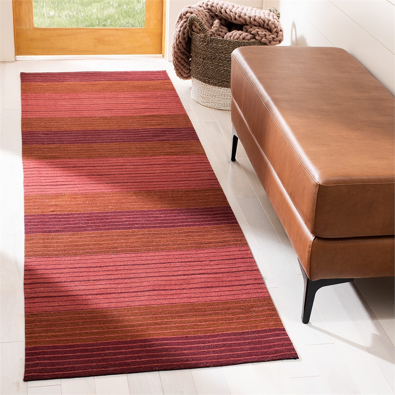 Safavieh Marbella Red Contemporary Rug - Runner 2'3