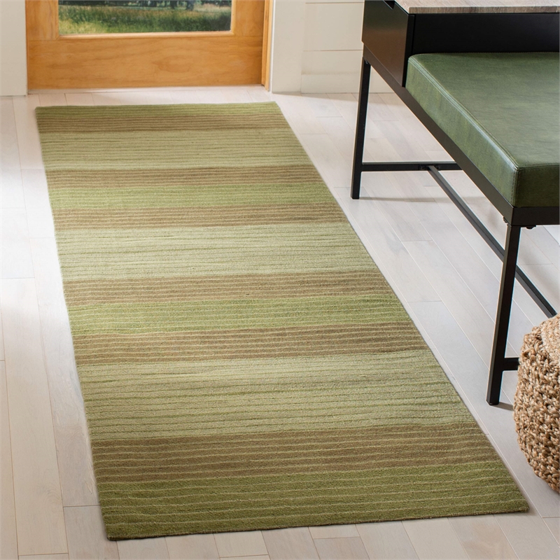 Safavieh Marbella Green Contemporary Rug - Runner 2'3