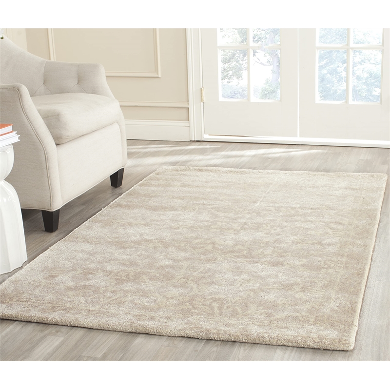 Safavieh Martha Stewart Beige Contemporary Rug - 5' x 8'