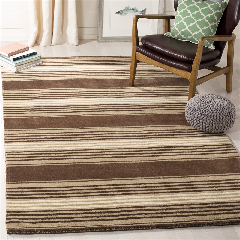 Safavieh Martha Stewart Tobacco Leaf Contemporary Rug - 9' x 12'